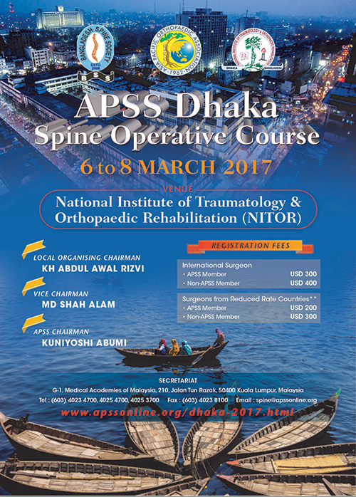 Apss Dhaka Spine Operative Course